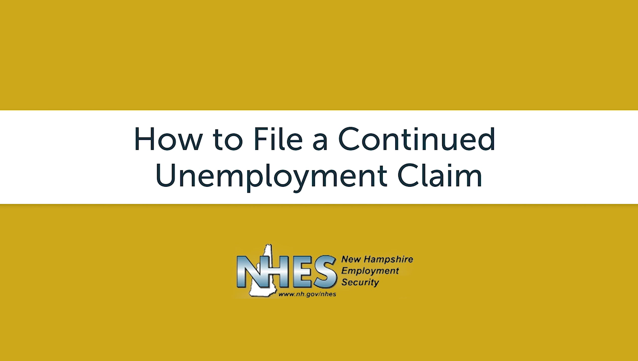 How to File a Continued Unemployment Claim